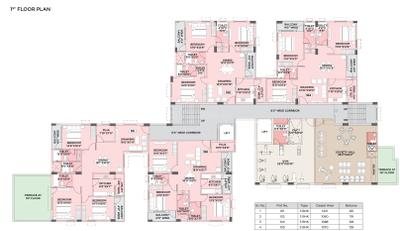 Project Image of 1055.0 - 1231.0 Sq.ft 3 BHK Apartment for buy in Harshpriya RN Signature
