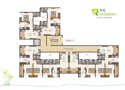 Project Image of 431.0 - 1079.0 Sq.ft 1 BHK Apartment for buy in Yuvi Raj Residency