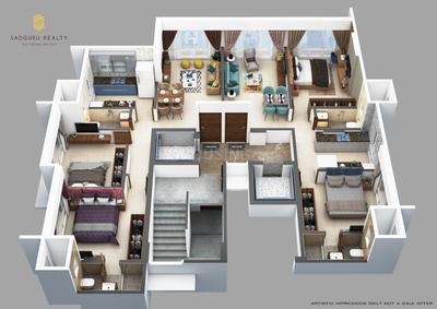 Project Image of 670.0 - 1360.0 Sq.ft 2 BHK Apartment for buy in Sadguru Sitara