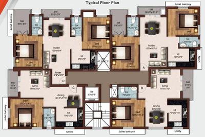 Project Image of 722.0 - 986.0 Sq.ft 1 BHK Apartment for buy in AV Swarnamukhi