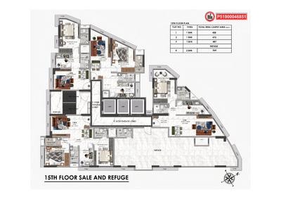 Project Image of 276.0 - 943.0 Sq.ft 1 RK Apartment for buy in Naminath Onyx