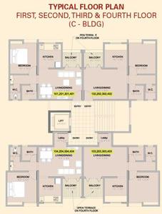 Project Image of 426.0 - 524.0 Sq.ft 1 BHK Apartment for buy in Namrata Aikonic A to I Building