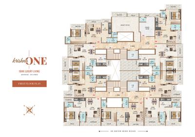 Project Image of 380.0 - 670.0 Sq.ft 1 BHK Apartment for buy in Kuber Krishna One