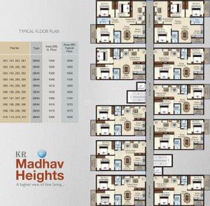 Project Image of 1000.0 - 1490.0 Sq.ft 2 BHK Apartment for buy in KR Madhav Heights