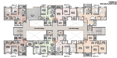 Project Image of 696.0 - 989.0 Sq.ft 2 BHK Apartment for buy in Kohinoor Riverdale 