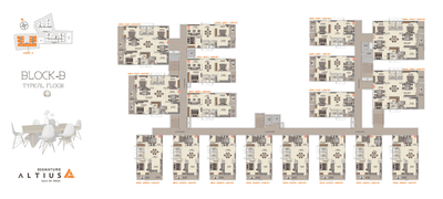 Project Image of 1400.0 - 2425.0 Sq.ft 2 BHK Apartment for buy in Signature Altius
