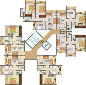 Project Image of 318.0 - 481.0 Sq.ft 1 BHK Apartment for buy in Heritage Shree Balaji Paradise