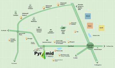 Project Image of 577.0 - 582.0 Sq.ft 2 BHK Apartment for buy in Prasad Pyramid County Bhukum Appartment