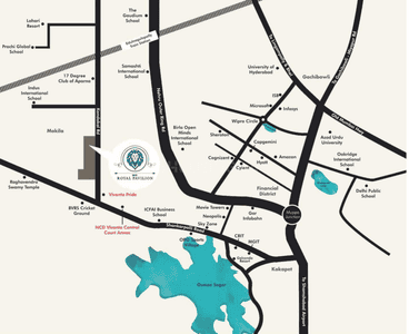 Project Image of 2495.0 - 3545.0 Sq.ft 4 BHK Apartment for buy in Nikhila Royal Pavilion Block D