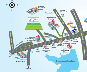 Project Image of 597.0 - 2442.0 Sq.ft Residential Plot Plot for buy in Casagrand Uptown III