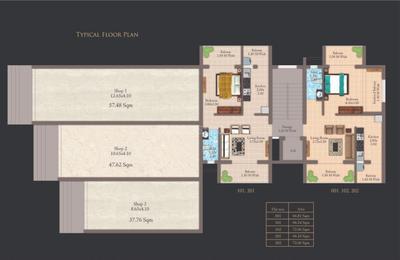 Project Image of 1096.63 - 1199.64 Sq.ft 2 BHK Apartment for buy in Deshmukh Marvel