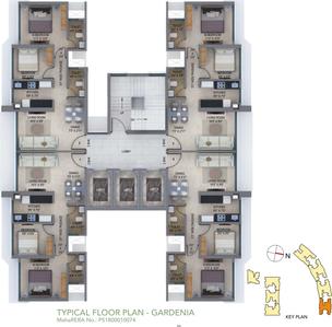 Project Image of 0.0 - 562.0 Sq.ft 2 BHK Apartment for buy in Arkade Earth Gardenia