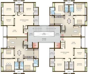 Project Image of 945.0 - 1600.0 Sq.ft 3 BHK Apartment for buy in Dev Sundaram Gold