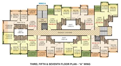 Project Image of 269.0 - 549.39 Sq.ft 1 BHK Apartment for buy in Metro Aangan Phase I