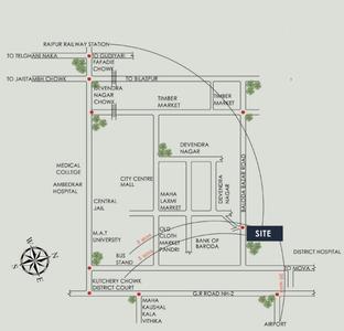 Project Image of 1800 Sq.ft 4 BHK Apartment / Flat for sale in Devendra Nagar for Rs. 13300000