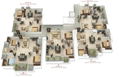 Project Image of 1000.0 - 1500.0 Sq.ft 2 BHK Apartment for buy in Parthu Pride