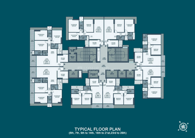 Project Image of 675.0 - 1179.94 Sq.ft 2 BHK Apartment for buy in Jaydeep Mark