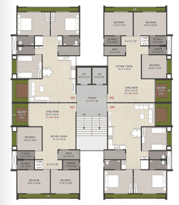 Project Image of 849.0 - 991.0 Sq.ft 3 BHK Apartment for buy in Digja Samarth Phase 2