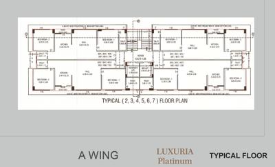 Project Image of 602.24 - 637.01 Sq.ft 2 BHK Apartment for buy in Shiv Shakti Luxuria Platinum Block A