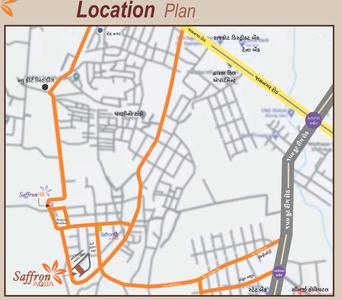 Shreeji Saffron Aqua Location Plan 1