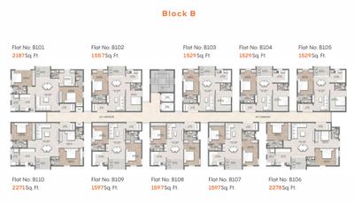 Project Image of 1529.0 - 2278.0 Sq.ft 2 BHK Apartment for buy in Uptown