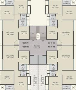 Project Image of 0.0 - 553.91 Sq.ft 2 BHK Apartment for buy in Soumya Sky Avenue