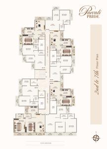 Project Image of 303.54 - 519.25 Sq.ft 1 BHK Apartment for buy in RD Parvati Pride
