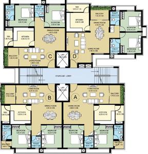 Project Image of 1779 Sq.ft 3 BHK Apartment / Flat for sale in Kaloor for Rs. 16800000