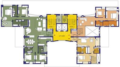 Project Image of 1200.0 - 5739.0 Sq.ft 2 BHK Apartment for buy in Ambuja Upohar Luxury Gold
