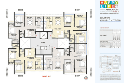 Project Image of 500.0 - 704.0 Sq.ft 2 BHK Apartment for buy in Samraat Apna Ghar Phase II