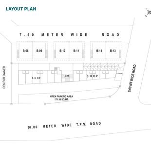 Project Image of 412.69 - 672.96 Sq.ft 1.5 BHK Apartment for buy in Shashvat The Prime Sky View