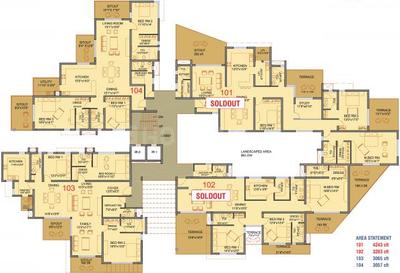 Project Image of 2799.0 - 5222.0 Sq.ft 3 BHK Apartment for buy in Petra Apartments