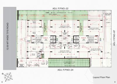 Project Image of 0.0 - 531.63 Sq.ft 2 BHK Apartment for buy in H R Shree Sopan Homes