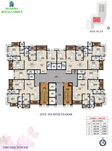 Project Image of 1557.0 - 2533.0 Sq.ft 2 BHK Apartment for buy in Mandavi Royal Garden