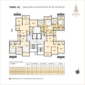 Project Image of 1105 Sq.ft 2 BHK Apartment / Flat for sale in Dhanori for Rs. 7189987
