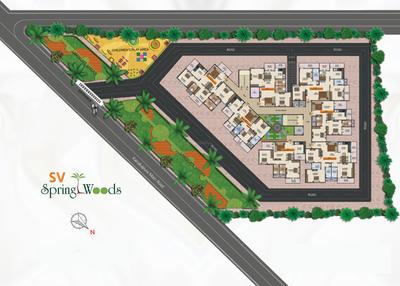 Project Image of 1160.0 - 1600.0 Sq.ft 2 BHK Apartment for buy in SV Spring Woods