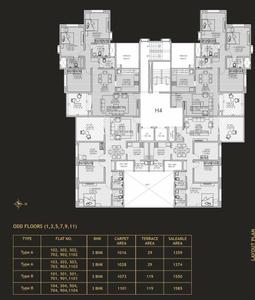 Project Image of 1359.0 - 1585.0 Sq.ft 3 BHK Apartment for buy in Nandan Harsh Paradise Gold
