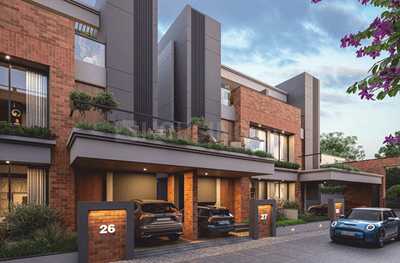 Project Image of 1082.85 - 1196.73 Sq.ft 4 BHK Villa for buy in Jalaram Neelkanth Villa