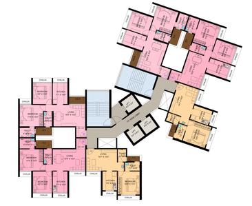 Project Image of 674.0 - 1486.0 Sq.ft 1 BHK Apartment for buy in Satyam Peace Of Mind