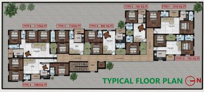 Project Image of 715.0 - 1115.0 Sq.ft 2 BHK Apartment for buy in TMT Apple Residency