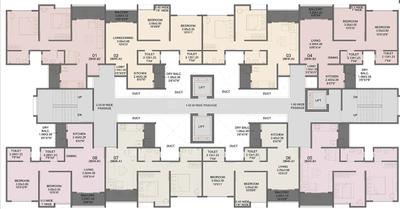 Project Image of 447.0 - 649.0 Sq.ft 1 BHK Apartment for buy in Kohinoor Abhimaan Homes Phase 3