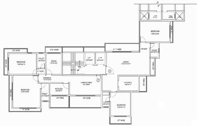 Project Image of 1285.0 - 1465.0 Sq.ft 2 BHK Apartment for buy in Kamala Jeevan Vijay