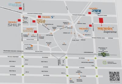 Project Image of 2403.0 - 2412.0 Sq.ft 3 BHK Apartment for buy in Sahajanand Supreme