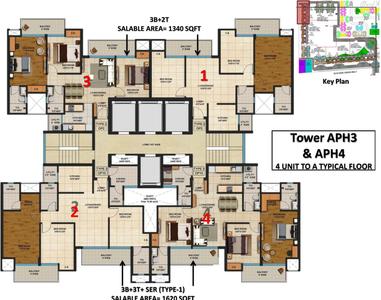 Project Image of 1070.0 - 2175.0 Sq.ft 2 BHK Apartment for buy in NBCC Aspire Adarsh Awas Yojna