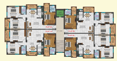 Project Image of 1433.0 - 1553.0 Sq.ft 3 BHK Apartment for buy in Matri Mayank Homes