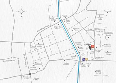 Project Image of 0.0 - 1150.0 Sq.ft 3 BHK Apartment for buy in Aarna 84