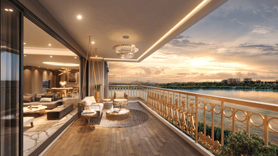 Project Image of 1265.0 - 1983.0 Sq.ft 3 BHK Apartment for buy in Lodha Azur Tower D
