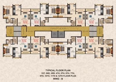 Project Image of 195.47 - 463.92 Sq.ft 1 RK Apartment for buy in Shreeji Heights Wing A And Wing B
