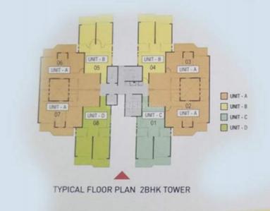 Project Image of 604 Sq.ft 2 BHK Apartment / Flat for sale in Sector 59 for Rs. 9300000