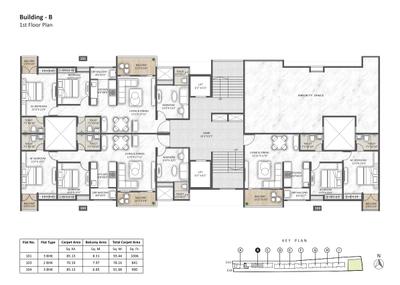Project Image of 841.0 - 1006.0 Sq.ft 2 BHK Apartment for buy in Rajveer Garima Phase 1